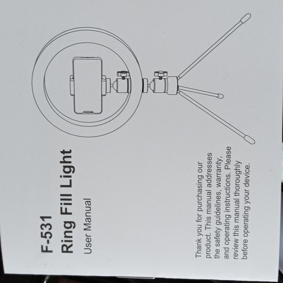 Letscom Ring Fill Light - Hardly used - Picture 2 of 5